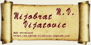 Mijobrat Vijatović vizit kartica